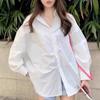 Korean Long Sleeve White Shirt Women Spring And Autumn Casual Loose Woman Blouse Office Lady 2023 Fashion Elegant Shirts 29288