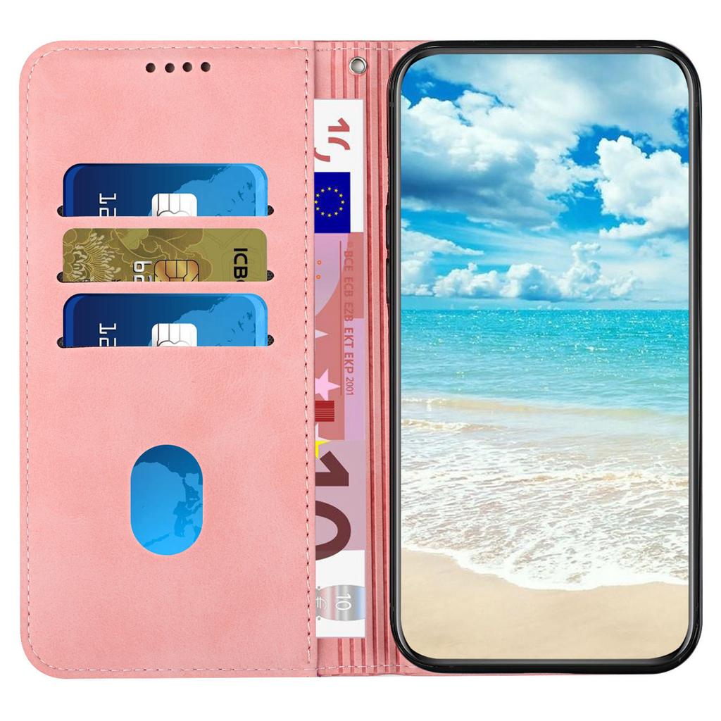 For iPhone 16 Wholesale Cell Phone Stand Case Magnetic Closure PU Leather Cover