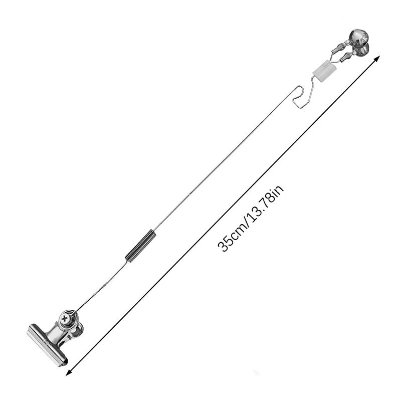 1 шт. Рыболовный колокольчик сигнализатор поклевки Нержавеющий сигнализатор поклевки на удилище Сигнал поклевки наживки Карповая оснастка Антикоррозийный Антикоррозийный Рыболовное оборудование