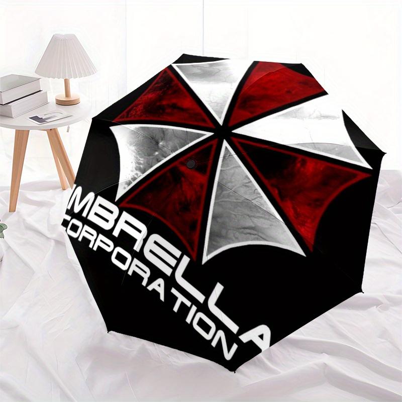 Наклейка с логотипом корпорации Umbrella - Официальный лицензионный товарКомпактный складной зонт-трость Umbrella 3-слойный для мужчин и женщин Подарок