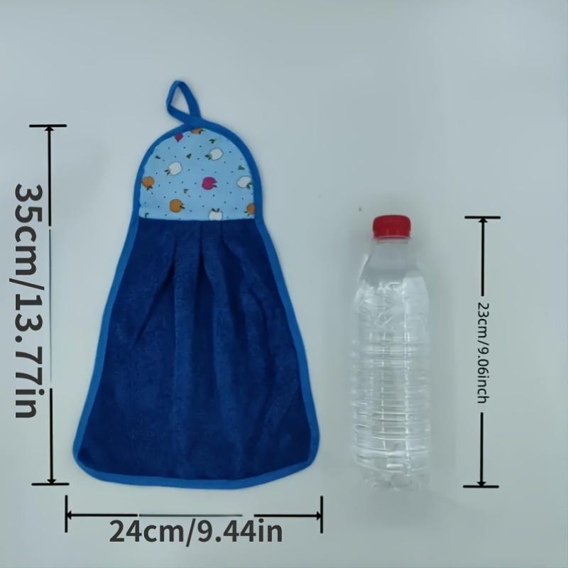 3 шт. в упаковке из кораллового флиса для рук — быстросохнущие, сверхвпитывающие, устойчивые к пятнам, мягкие и прочные, с фруктовой тематикой, только ручная стирка