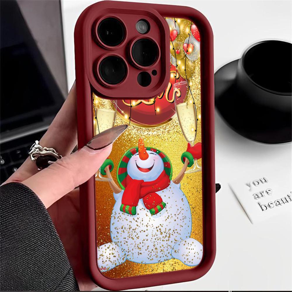 Чехлы для телефонов Ae103 с рождественской елкой для Xiaomi 14T 12 11 Lite 5G NE Redmi 13C 14C 9C 9a A2 A3 Note 12 Pro 11s Angel Eye Ladder Защитный чехол