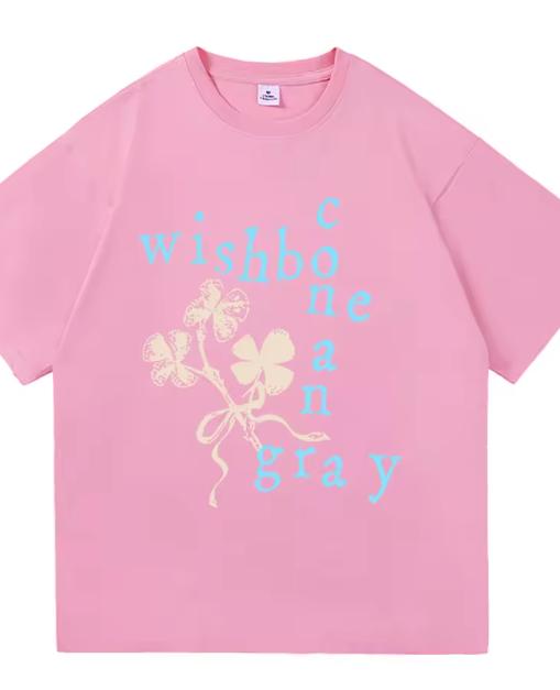 Lucky Charm Collage Tshirt Wishbone Album Conan Gray Kid Krow 2025 Unisexunisex Clothing Harajuku High Quality Tops Cotton Tshirts