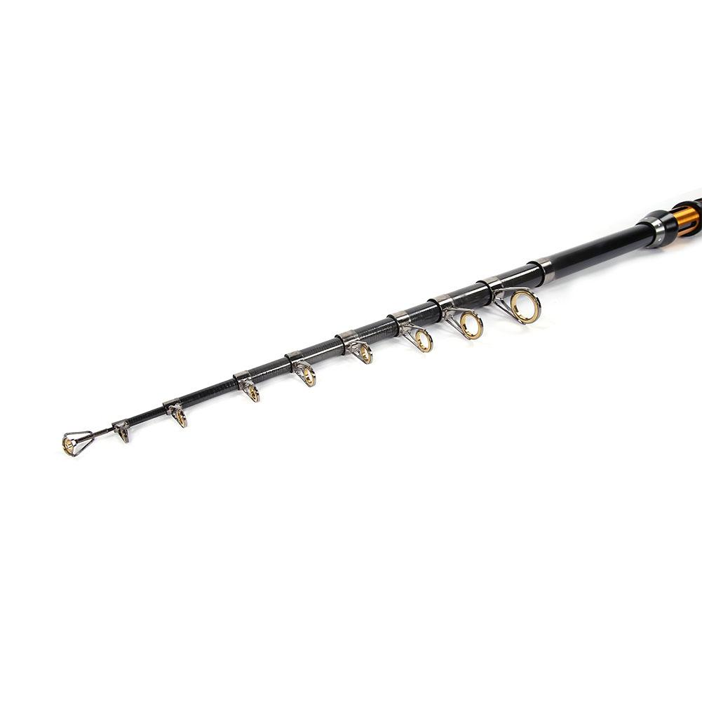 Мини Портативное Морское Удилище из Углеволокна Удилище Телескопическое Керамическое Пропускное Кольцо 3.0м