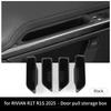 zkfan8 For RIVIAN R1T/R1S 2025 Door Pull Box Door Slot Storage Box Stowing Tidying Organizer Box Car Interior Accessories Supplies
