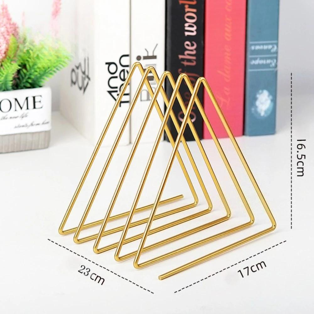 26X18X18Cm Storage Rack for Vinyl Records 9 Locations for A Desk A Shelf Black Photo Picture Frame Oil Painting Plate Book