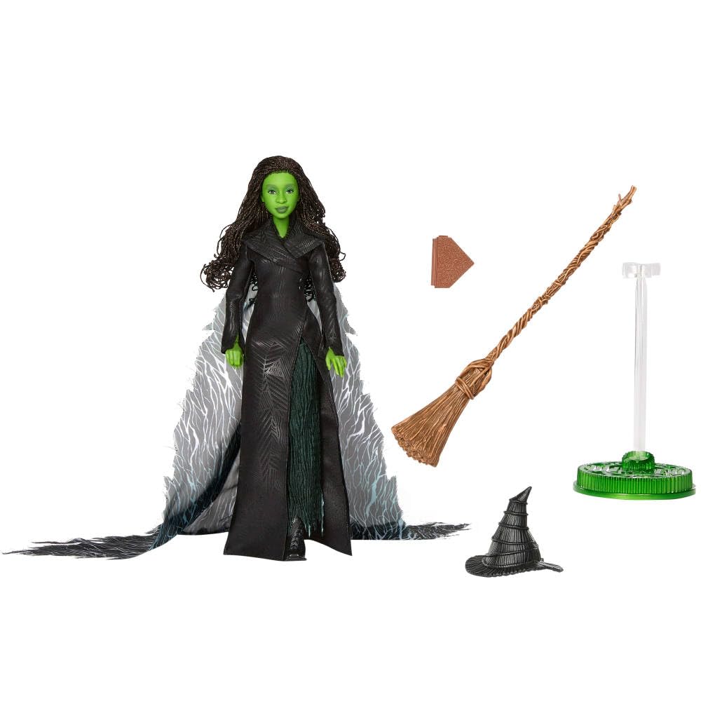Mattel Universal Pictures Прекрасная роскошная модная кукла Эльфабы, вдохновленная фильмом «Уик 4», со съемным нарядом и 4 аксессуарами.