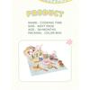 Picnic Basket Hand-held Basket Pretend Play Toys Children's Wooden Simulation Tableware Set Girls' Toys Desserts and Cakes