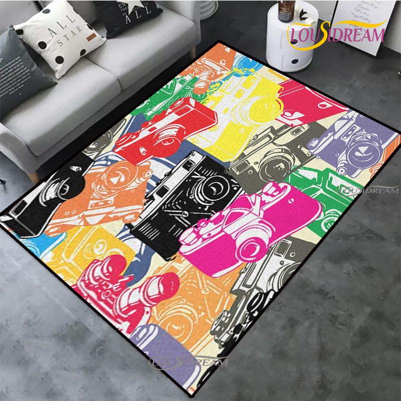 Винтажный ковер с камерой детский игровой коврик для гостиной спальни кухни противоскользящие коврики декор реквизит для фотосъемки подарок на день рождения Alfombra