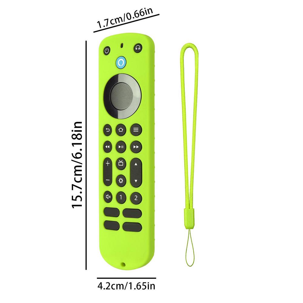 Силиконовый Чехол для Пульта ДУ Alexa Voice Remote Pro Аксессуары для Smart TV Ударопрочный Нескользящий Защитный Чехол Оболочка Пульта