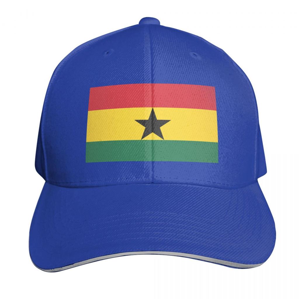 Flag of Ghana Baseball Cap hard hat Trucker Cap Streetwear Sunhat For Women Unisexs