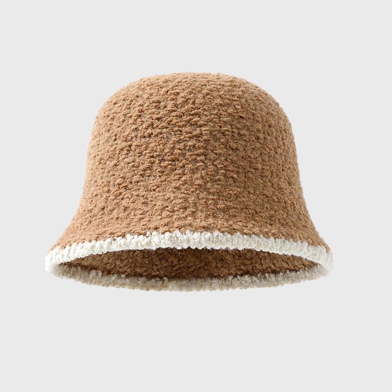 Fashion Women Thermal Bucket Hat Outdoor Girls Warm Winter Hat