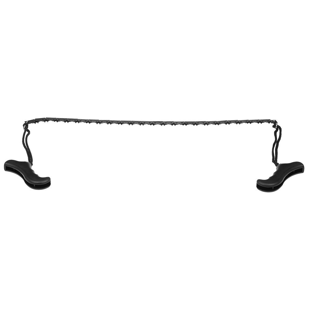 Folding Chain Saw Jagged Chainsaw Manual Steel Wire Saw Hand Camping Hiking Hunting Emergency Survival Tool