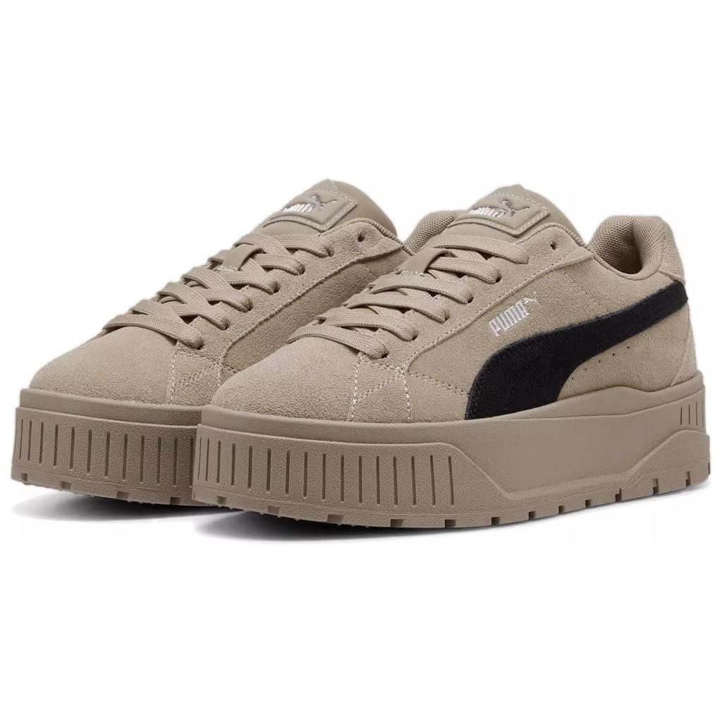 New PUMA Karmen II Thermal Abrasion Resistant Low Top Skateboard Shoes Women's Oak Tree Brown 397457-02