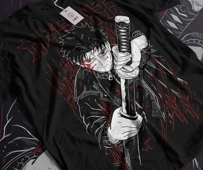 Футболка Jujutsu Kaisen kagurabachi Годжо Сатору Девушка Аниме Подарок Футболка S-5XL