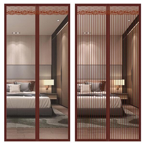 Magnetic Door Screen Summer Mosquito Net Curtain Fly Insect Automatic Closing Invisible Mesh Curtain For Kitchen Indoor Living Room