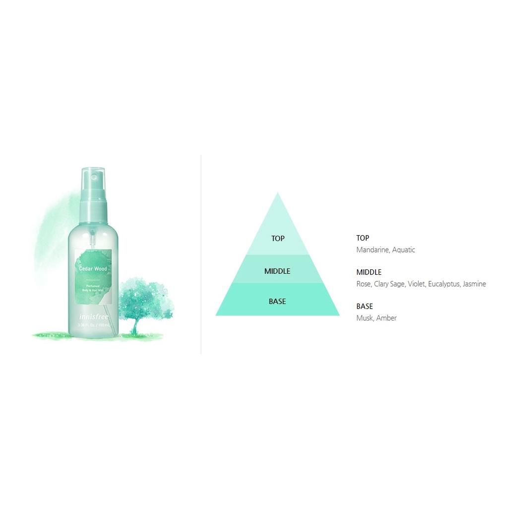 Innisfree Парфюмированный спрей для тела и волос