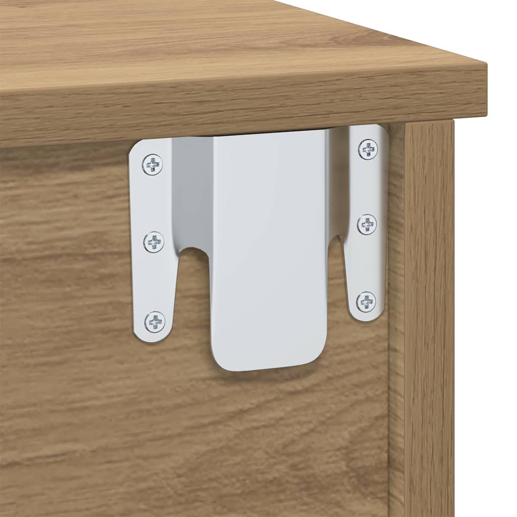 Nightstand Artisan Oak 40 x 31 x 15 cm Engineered Wood