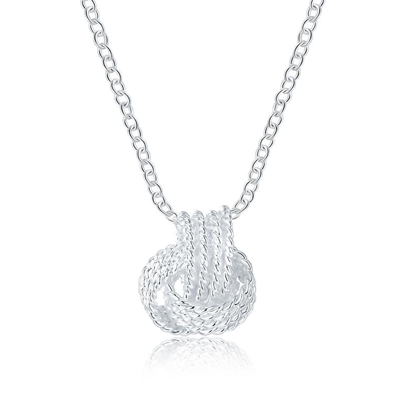 S925 Стерлингового Серебра Сетка Шар Комплект Ювелирных Изделий Мода Очарование Ожерелье Стад Набор Женский Свадебный