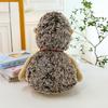 Ugly cute ribbon hedgehog plush toy ground marketing ring gift children sleeping rag doll office decoration