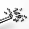 10 шт. Винты для рукояти ножа M2.5 резьба Титановый сплав T8 Torx Плоская головка Гвозди Складные ножи DIY Изготовление Ремонтные аксессуары Детали