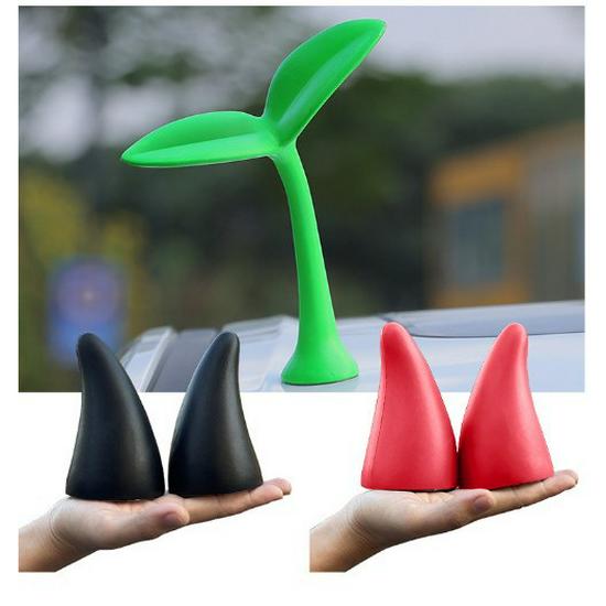 3D-украшение крыши автомобиля из саженцев: Милые наклейки с изображением травы для наружных аксессуаров