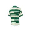 Puma Ss23 Dream Pack Series Полосатая рубашка поло с буквенным принтом Повседневная рубашка поло с коротким рукавом Унисекс темно-зеленая 539985-37