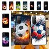 YNDFCNB Fire Football Soccer Ball Phone Case for Huawei Honor 10 I 8X C 5A 20 9 10 30 Lite Pro Voew 10 20 V30