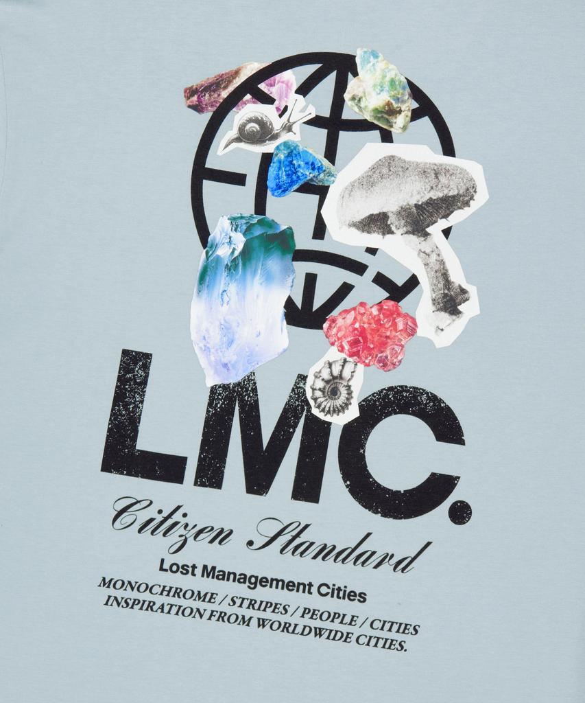 LMC Каменный Глобус Футболка с Длинным Рукавом Светло-Мятный