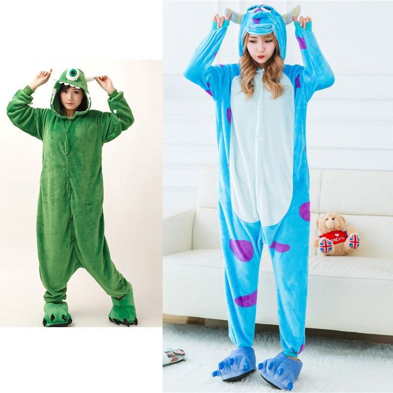High-quality Flannel Monsters University Mike Wazowski And Sully Sleepwear For Ultimate Comfort