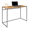 House Nordic Desk Avery Oak and Black 442758