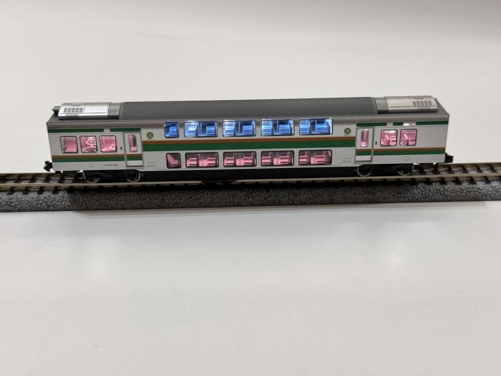 Dioramover Постоянная Яркость Интерьера Совместим с и Popondetta Дневной Белый N Освещение, Набор из 1 Вагона, Tomix, Greenmax, Microace, Поезда,