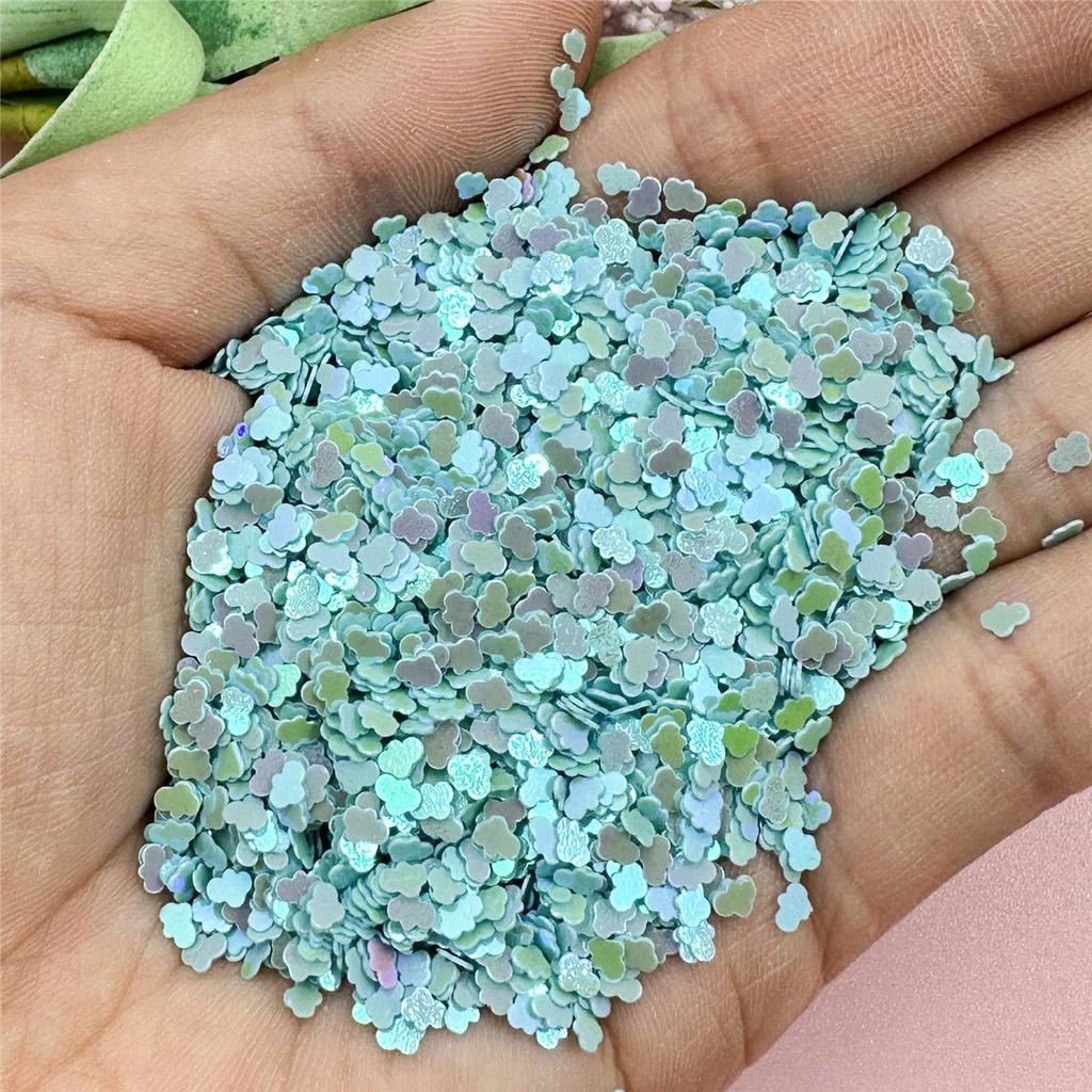 Декор для вечеринки, акриловые мини-блестки, 1000 шт., модные аксессуары из ПВХ, милые облачные аксессуары 2,5*3,2 мм