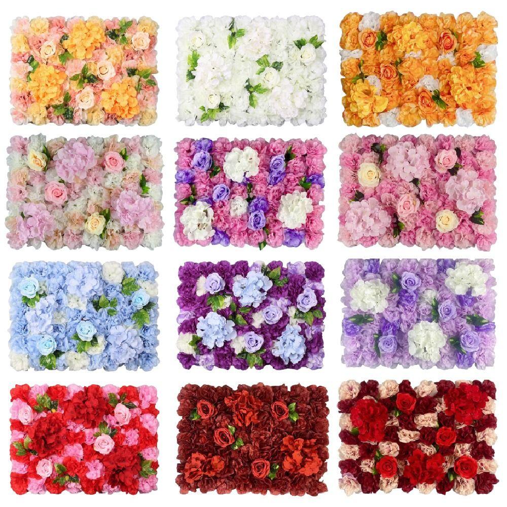 Handmade Wedding Wall Backdrop 60X40cm Rose Wedding Background  Stage Supplies