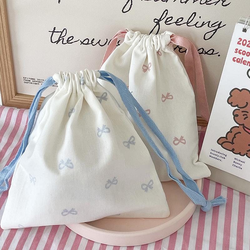 Милая розовая сумка с бантом и принтом для путешествий, сумка для хранения средств по уходу за кожей, косметичка, сумка для нижнего белья, сумка для одежды, портативная сумка-органайзер