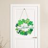 Door Hanging Sign ST Patrick's Day Decoration Garland, Party Favors, Porch Window Green Irish