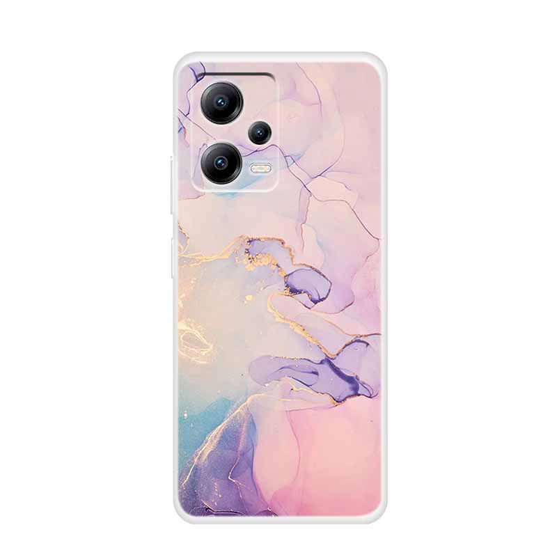 For Xiaomi Poco X5 5G Cases PocoX5 Pro Clear Marble Soft TPU Silicone Back Cover for Xiaomi Poco X5 Pro 6.67" Coque X5Pro PocoX5