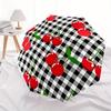 1pc Cherries Automatic Open/Close Umbrella, Ideal Fan Gift for Birthday, Christmas, Outdoor Essentials, Trendy Fashion, Durabl