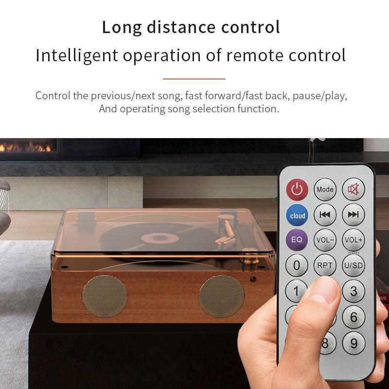 Ретро CD-плеер и колонка Bluetooth - Портативный, для дома и в подарок на день рождения