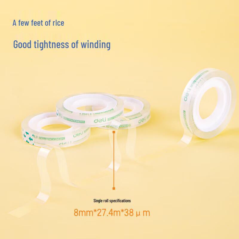Deli 30008 Transparent Stationery Tape