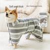 Extra Large Quick-Dry Absorbent Dog Bathrobe for Golden Retrievers and Shiba Inus