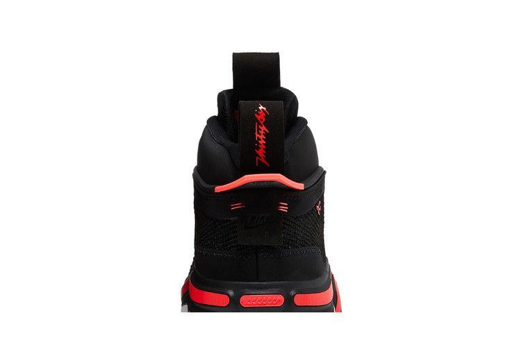 Мужские кроссовки Jordan 36 PF Infrared 23 (Белая подошва) Черный/Инфракрасный 23