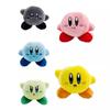 Small 15cm 5-color Kirby with Yellow, Blue, Green, Pink, Gray, Nintendo Game Plush Toy