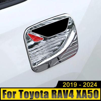 Для Toyota RAV4 XA50 2019 2020 2021 2022 2023 2024 RAV 4 Hybrid ABS Пластиковая крышка топливного бака автомобиля Наклейка на отделку масляного колпачка Аксессуары
