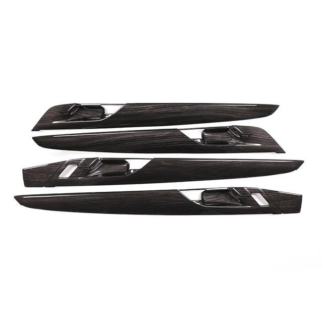 4 шт. углеродного волокна для BMW New X1 F48 2016-2018 ABS пластик внутренняя отделка двери полосы крышка отделка для BMW X2 F47