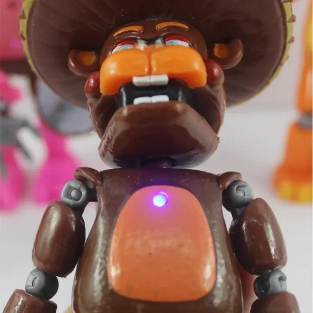 6 шт. Фигурки FNAF Фредди Бонни Фокси Фезбер Медведь Пять Ночей ПВХ Модель Фигурки Действия Игрушки для Детей Подарок на День Рождения