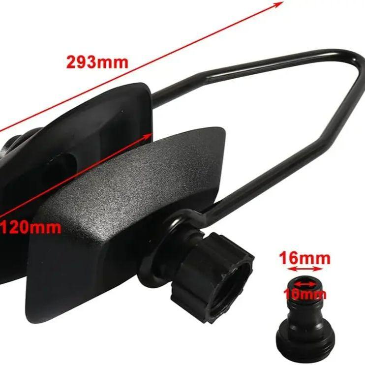 Outboard Feed motor of water Flusher Marine Rectangular, Universal Spring Steel Rubber Motor Flusher, Rectangular Marine Grade R