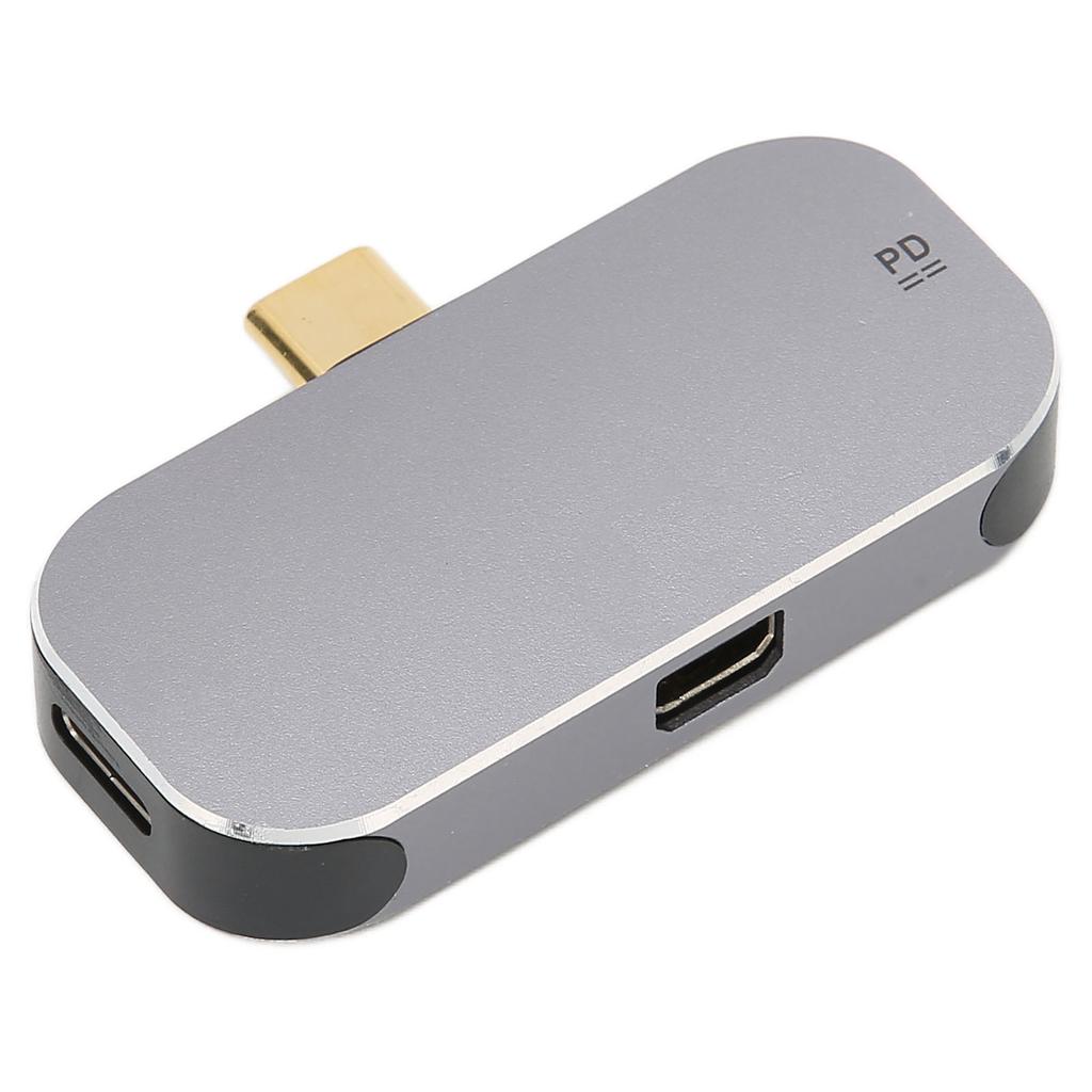 Конвертер USB C в DP 3-в-1 MiniPD Блок питания для зарядки Высокоскоростная передача данных Портативный размер USB C Док-станция