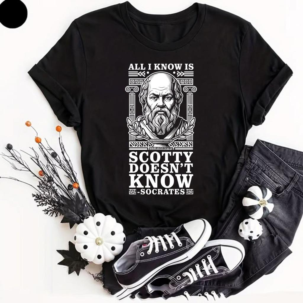 Vintage Retro Philosopher T Shirt Funny Quotes Joke Greek Ancient Gifts Tee Top