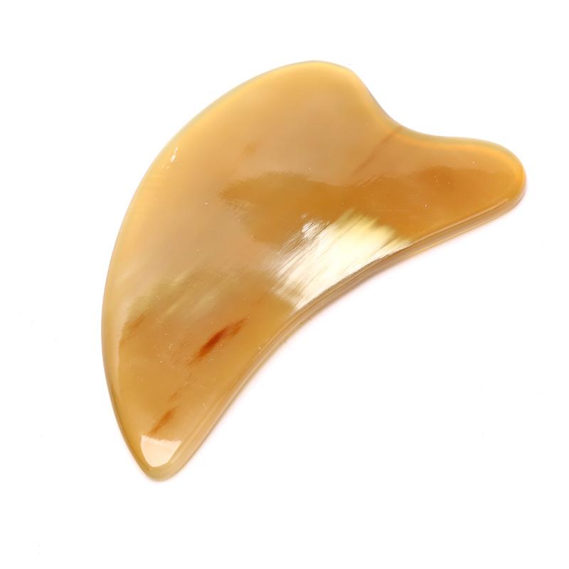 Натуральный бычий рог, доска Гуа Ша, скребок для гуаши, массажер для лица, подтяжка лица, скребок